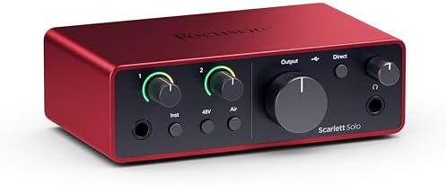 Focusrite Scarlett Solo 4th Gen